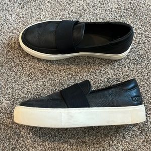 Ugg slip on sneakers, platform bottom